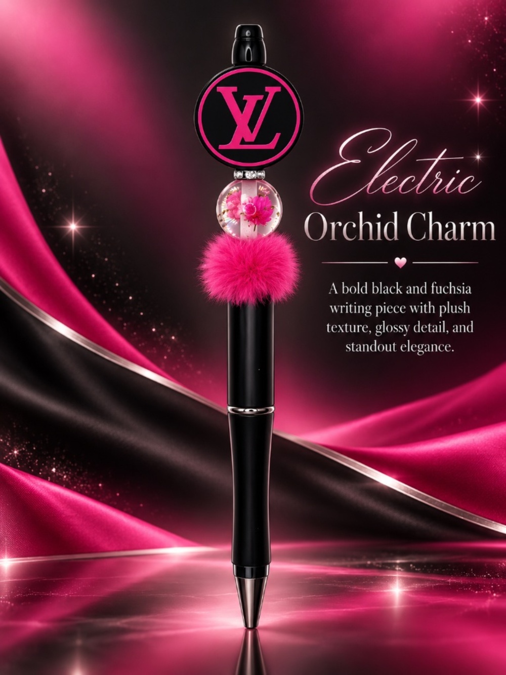 Electric Orchid Charm Pen